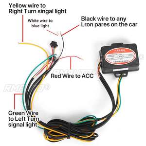 ไฟเดย์ไลท์ LED DRL 2 ชิ้น พร้อมไฟเลี้ยวในตัว สำหรับ Honda Civic ปี 2016 2017 2018 - Product Image 4
