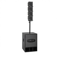 Système de haut-parleurs en ligne compact actif N1 DSP pour les performances mobiles de taille moyenne à petite