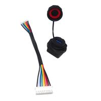 Conector de Cable de Panel de Comunicación Impermeable IP68 de 4 Pines y 9 Pines, Macho/Hembra, USB, para Inversor Solar HD