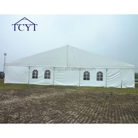 Tente en toile à cadre en aluminium personnalisée tente de stockage temporaire imperméable à l'extérieur à vendre