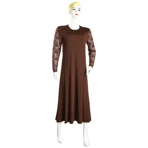 Factory Wholesales High-end Quality Women Dress Robe Muslim Abaya Casual Daily Islamic Clothing