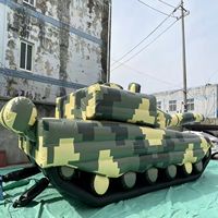 Prix d'usine Personnalisé Géant Gonflable Publicitaire : Chasseur, Véhicule Lance-Missiles, Grand Véhicule Anti-Avion Gonflable