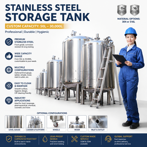 <span class=keywords><strong>Réservoir</strong></span> de stockage horizontal en acier inoxydable, prix usine, 1000L, 2000L, 3000L, 5000L, 10000L, 15000L, 20000L, 30000L - Product Image 3