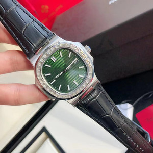 Montre de luxe pour homme au design original 2025, cadran carré, cristal saphir, acier inoxydable, bracelet en cuir, résistante à l'eau pour plongée - Product Image 2