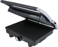 Machine à sandwich BBQ 4 tranches avec plaques antiadhésives et surface en acier inoxydable 2000W Presse à panini Grill