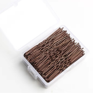 Haute qualité 440 pièces/boîte <span class=keywords><strong>noir</strong></span> Bobby épingles à <span class=keywords><strong>cheveux</strong></span> 5.5cm/2.2 pouces Salon pinces à <span class=keywords><strong>cheveux</strong></span> en métal style essentiel - Product Image 5
