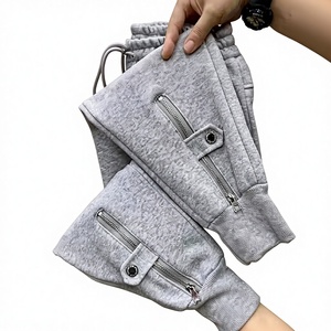 <span class=keywords><strong>Pantaloni</strong></span> Harem da <span class=keywords><strong>Donna</strong></span> in Felpa Felpata Spessa con Fodera in Lana, Nuovi Modelli Autunnali, Slim Fit, Versatili, a Vita Media, Larghi, con Coulisse alla Caviglia e Tasche Casual - Product Image 3