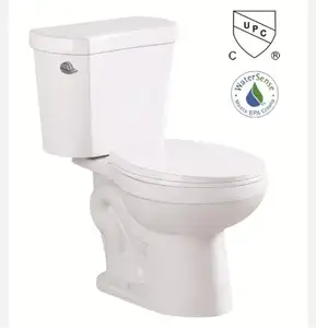 UPC siphonique wc bol salle de bain en céramique deux pièces toilette pour salle de bain