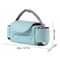 Organisateur de poussette avec porte-gobelet, robuste et résistant, pour l'allaitement et les accessoires de poussette