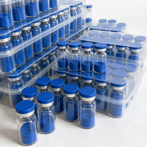 Poudre lyophilisée de peptide de cuivre GHK-Cu, pureté 99%, peptide GHK-Cu, livraison rapide, matières premières cosmétiques, GHKCU CAS 89030-95-5 - Product Image 2