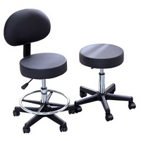 Tabouret de bar en cuir pivotant, réglable en hauteur avec roulettes, design minimaliste moderne pour bar à domicile, comptoir de réception