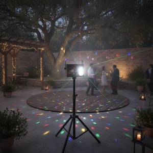 Mini láser LED de 40W 4 en 1 con GOBO, luz estroboscópica de bola mágica para fiestas en casa, bares y discotecas - Product Image 3