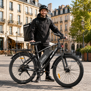 Vélo Électrique pour Livreur, 27,5 Pouces, Autonomie de 108 km, VTT Cargo Électrique avec Moteur Haute Vitesse 750W 1000W, Vente en Gros Usine - Product Image 1