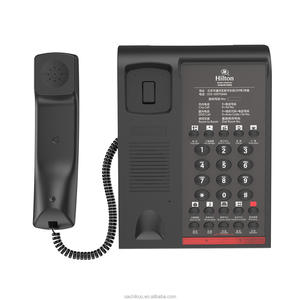 <span class=keywords><strong>Teléfono</strong></span> <span class=keywords><strong>Fijo</strong></span> con Cable <span class=keywords><strong>para</strong></span> Hotel, <span class=keywords><strong>Teléfono</strong></span> Analógico Compatible con PBX, Correo <span class=keywords><strong>de</strong></span> <span class=keywords><strong>Voz</strong></span> y LAN Cableada - Product Image 3