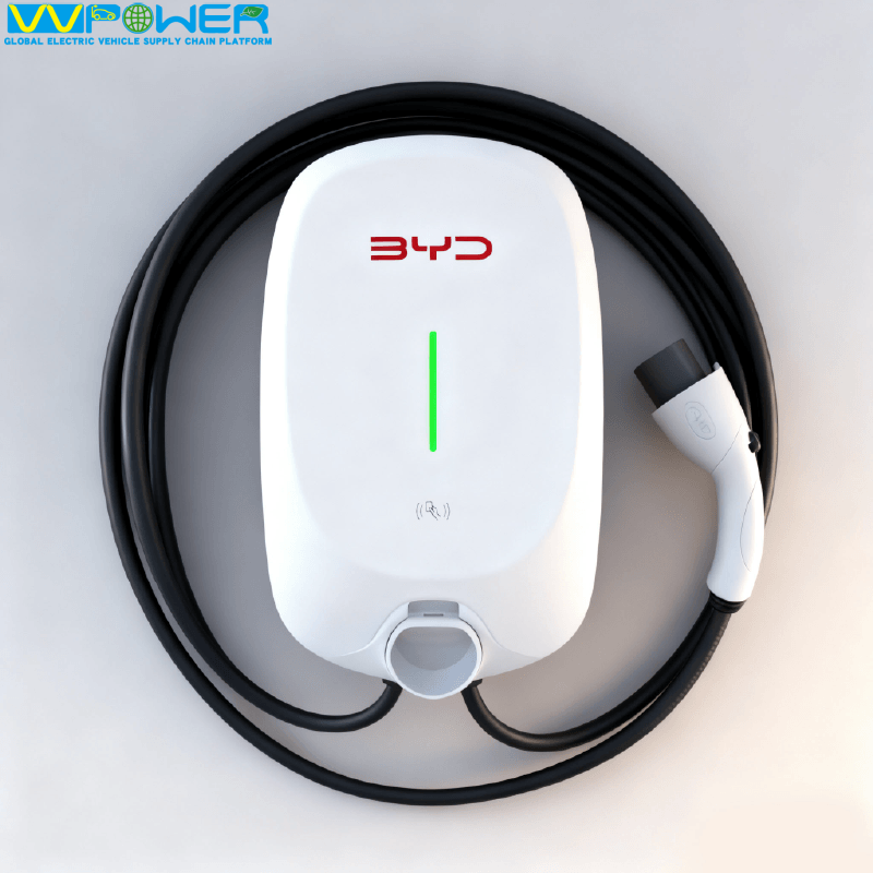 BYD EV充電器 7kW 家庭用 充電スタンド CCSインターフェース ICカード