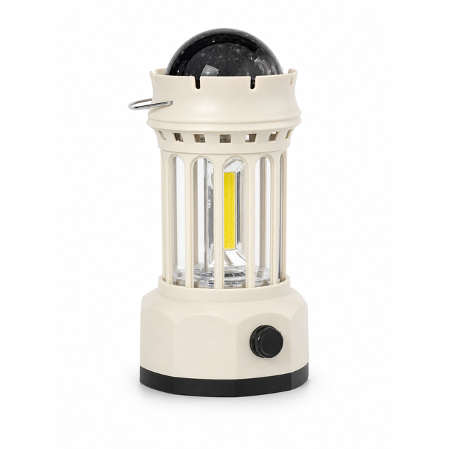JD-900BR Rechargeable LED Star Projector Camping Lantern Stepless Dimming Stage Atmosphere Night Light for Bedroom Outdoor