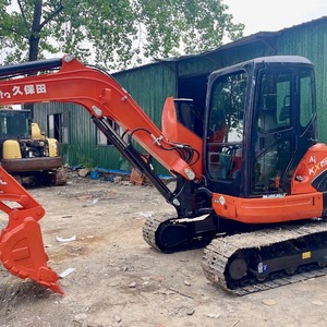 Excavatrice sur chenilles hydraulique Kubota KX155 d'occasion, faible nombre d'heures, matériel de construction, terrassement, creusement de fossés, équipement d'aménagement paysager - Product Image 1