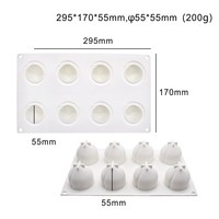 Perzik Siliconen Mal Voor Het Bakken Van Mousse Cake Fruit Frans Dessert Pudding Jelly Ijs Cake Decoratie 3d Perzik Siliconen Mal