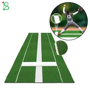 Hoge Kwaliteit Hitting Batting Mat Draagbare Custom Size Honkbal Softbal Mat