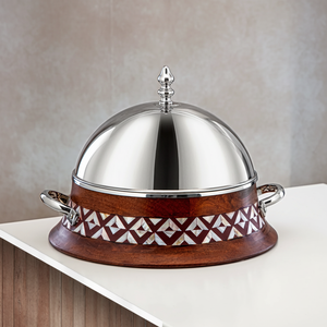 Vente en gros de décor de table de dîner de restaurant de luxe en vente chaud casserole isolée au design arabe - Product Image 1