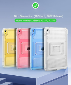 <span class=keywords><strong>MoKo</strong></span>-Étui de protection d'écran pour iPad 10e génération 2022, coque arrière semi-transparente, antichoc, pour tablette - Product Image 4
