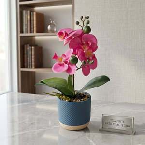 Tiges <span class=keywords><strong>de</strong></span> lys roses artificielles réalistes en verre décoratif élégant, fleurs en pot artificielles pour <span class=keywords><strong>centre</strong></span> <span class=keywords><strong>de</strong></span> <span class=keywords><strong>table</strong></span> moderne - Product Image 3