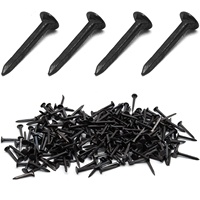 Clous en fer noir de 13 mm, clous métalliques pour la réparation de chaussures, bottes, talons et semelles en cuir