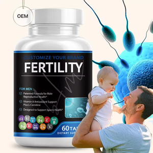 Cápsulas de Fertilidad de Marca Privada OEM, Hierro, CoQ10, Raíz de Yuca, Potenciador Masculino, Multivitamínico, Suplementos de Fertilidad para Hombres - Product Image 3
