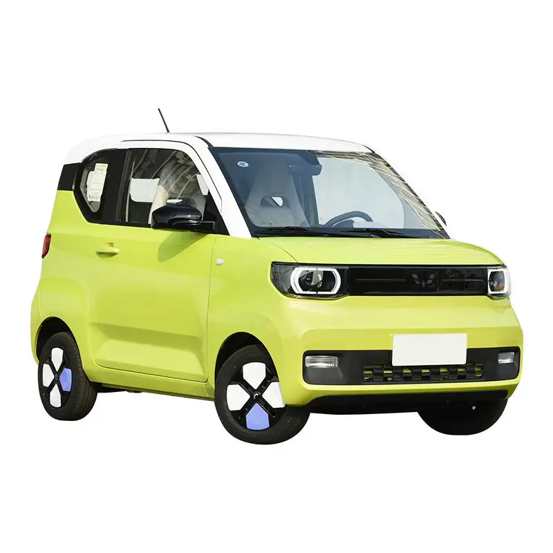 2022 Adorable Automobile WULING HONGGUANG Mini EV for Adult Left Hand 4 Seats 100 KM/h Cost saving