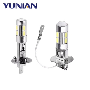 Bóng Đèn <span class=keywords><strong>LED</strong></span> H1 H3 Công Suất Cao Siêu Sáng Đèn Sương Mù Ô Tô 10-SMD 6000 5630 Màu Trắng 5730 K Đèn Lái Xe DRL Phụ Kiện Ô Tô - Product Image 1