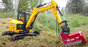 <span class=keywords><strong>Desbrozadora</strong></span> Hidráulica Estándar Europea para Excavadora, Cortadora <span class=keywords><strong>de</strong></span> Maleza Duradera para Cortar Hierba, Espino y Pequeños Arbustos - Product Image 2