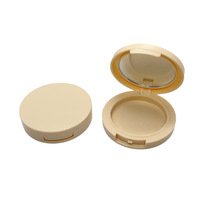 Poudre de fond de teint compacte, blush et illuminateur monochromes, emballage cosmétique en plastique ABS – Maquillage personnalisable disponible