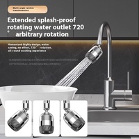Filtre d'extension de robinet de cuisine universel Bubbler domestique alimenté par batterie avec dispositif anti-éclaboussure