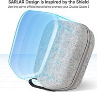 Sac portable VR étui de rangement pour lunettes pour Oculus Quest 2 EVA boîte de rangement numérique