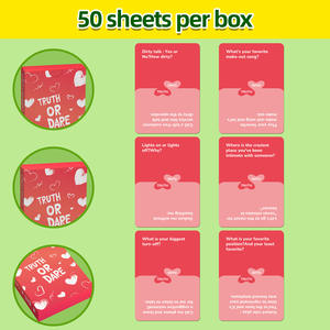 50 Carte Emozionali per Coppie '<span class=keywords><strong>Verità</strong></span> o Sfida' per Riscaldare il Cuore e Rafforzare il Rapporto - Product Image 4