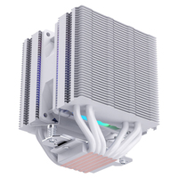 Refroidisseur d'air pour CPU, 6 caloducs, double tour de 120 mm, TDP 150W, cuivre et aluminium, 22dBA, module de refroidissement pour ordinateur de bureau