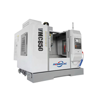 Centre d'usinage vertical automatique Jinan Mosencnc VMC850 8000 tr/min avec broche BT40, 24 outils CNC, 3 axes pour pièces de précision