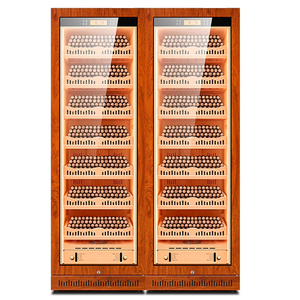 Armoire d'humidification électrique <span class=keywords><strong>Cgar</strong></span> à double porte à double zone de grande capacité avec cèdre espagnol - Product Image 1