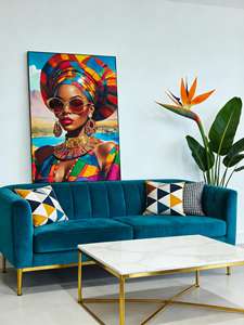 <span class=keywords><strong>งาน</strong></span>ศิลปะรูปปั้นพอร์ตเทรตคริสตัลพอร์ซเลนและภาพวาด ศิลปะตกแต่งผนังภาพวาดผู้หญิงสมัยใหม่ - Product Image 1