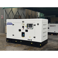 Generador Diésel Perkins Silencioso de 4 Cilindros 30kva-350kva, Grupo Electrógeno Insonorizado de Respaldo, Opción ATS, Voltaje Nominal 230v/480v