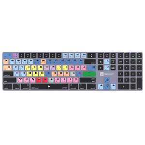 สำหรับ Apple Avid Media composer "<span class=keywords><strong>Classic</strong></span>" layout Titan Wireless Backlit Keyboard-<span class=keywords><strong>MacOS</strong></span>-shortcut Keyboard - Product Image 1