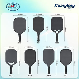 USAPA approvato 16mm di spessore in fibra di carbonio per adulti Pickleball Paddle stampato Logo forma Standard PP a nido d'ape 18K Sport Use - Product Image 4