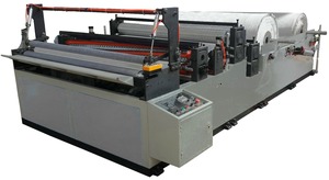 High-Speed Fully Automatic Toilet <b>Tissue</b> <b>Paper</b> Roll Rewinding Machine Bearing Pneumatic Cylinder Lifting Gearbox Motor 100m/min - Product Image 2