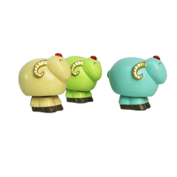 Adorable Bobblehead d'agneau en résine, figurine mignonne de mouton hochant la tête, cadeau de décoration de bureau de ferme pour les enfants
