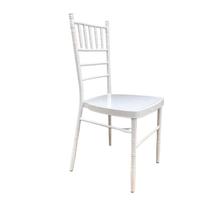 Chaises en aluminium blanches commerciales d'hôtel en métal de fer pour des banquets et des mariages pour l'ameublement de hall
