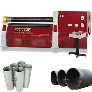 W12NC 4 Rolls 40mm Hydraulic Used Steel Plate Rolling Machine