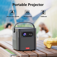 Fournisseur en gros de projecteurs : Projecteur DLP Android portable rechargeable pour l'extérieur, frais d'échantillon remboursables avec commande en gros