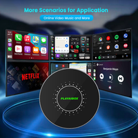 PlayAiBox con Sistema Android 15, CarPlay Inalámbrico, 4GB+64GB, GPS Integrado para YouTube y Netflix, para Autos con CarPlay Cableado de Fábrica
