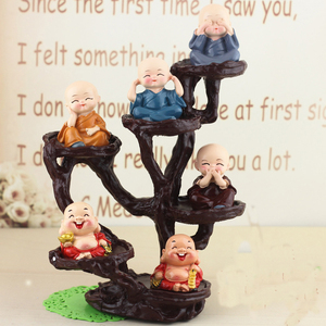 Statuetta decorativa divertente in resina personalizzata statue di buddha con stampo per bambini carino - Product Image 2