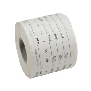 Flexographie Conception personnalisée Autocollants lavables et effaçables à l'eau Matériel alimentaire sûr Étiquettes solubles pour contenants alimentaires - Product Image 3